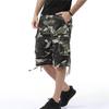 2025 Summer Men's Loose Casual Five-Pocket Work Pants Camouflage Shorts