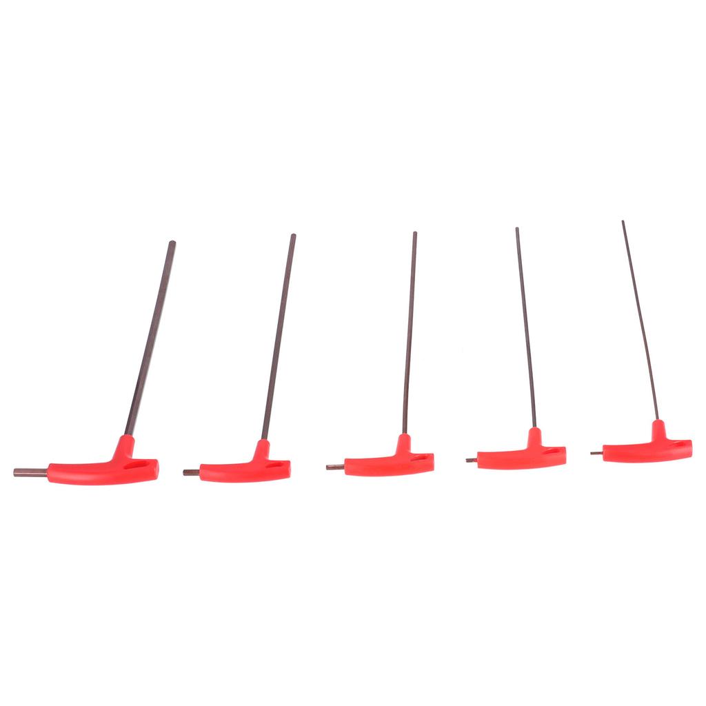 5 шт. шестигранный ключ с Т-образной ручкой S2 из легированной стали с плоской головкой механический ремонт крепежные инструменты