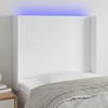 VidaXL LED Headboard Bedroom Furniture Single Bed Accessory Headboard Interior White 3123847