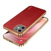 Apple 15ProMax Phone Case Leather Texture Business Suitable for IPhone13 Electroplated 14 Anti-drop 12 Protective Case