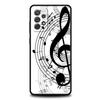 French Piano Keys Simple Phone Case for Samsung Galaxy A73 A55 A53 A51 A35 A33 A32 A25 A23 A22 A15 A13 A17 A07 5G Soft TPU Shell