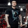 Футболка «Смерть до бесчестия» Коллекция «Запретный путь» Для спортзала Ежедневные тренировки Можно носить Хлопковая футболка для впитывания пота и воздухопроницаемости
