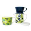 Кружка-капельница Dolce Duo Coffee Dripper Pot Mug Scandinavian Pottery, набор из 3 предметов, подарочный подарок HU-1285