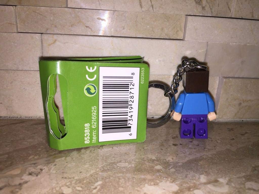 LEGO Minecraft Steve Keyring / Key Chain - Official Brand New LEGO Keyring - Minecraft Steve