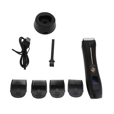 Электрический триммер с лампой, 4 концевых гребня, ЖК-цифровой дисплей, аккумулятор 600 мАч, водонепроницаемость IPX7