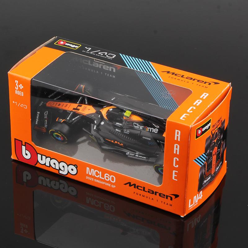 ABAC1 Bburago 1:43 2023 Модель F1 RB19 W14 SF23 C43 A523 AMR23 Гоночный Сплав Автомобиль Игрушка Red Bull Mercedes Alfa Romeo Apline