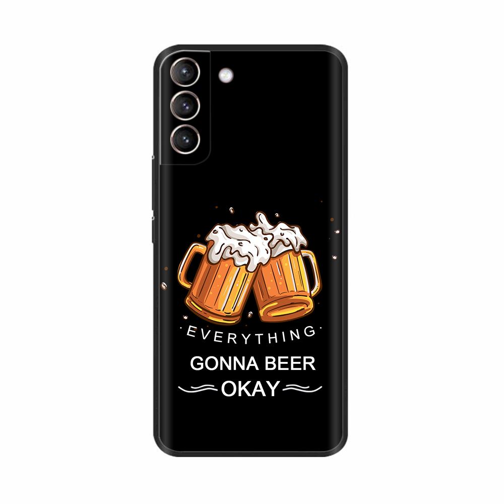 Shockproof Cover For Samsung Galaxy S21 S20 S23 S24 S25 FE Animals Painted Shell Bumper Cases Soft Silicone Back Cover Fundas