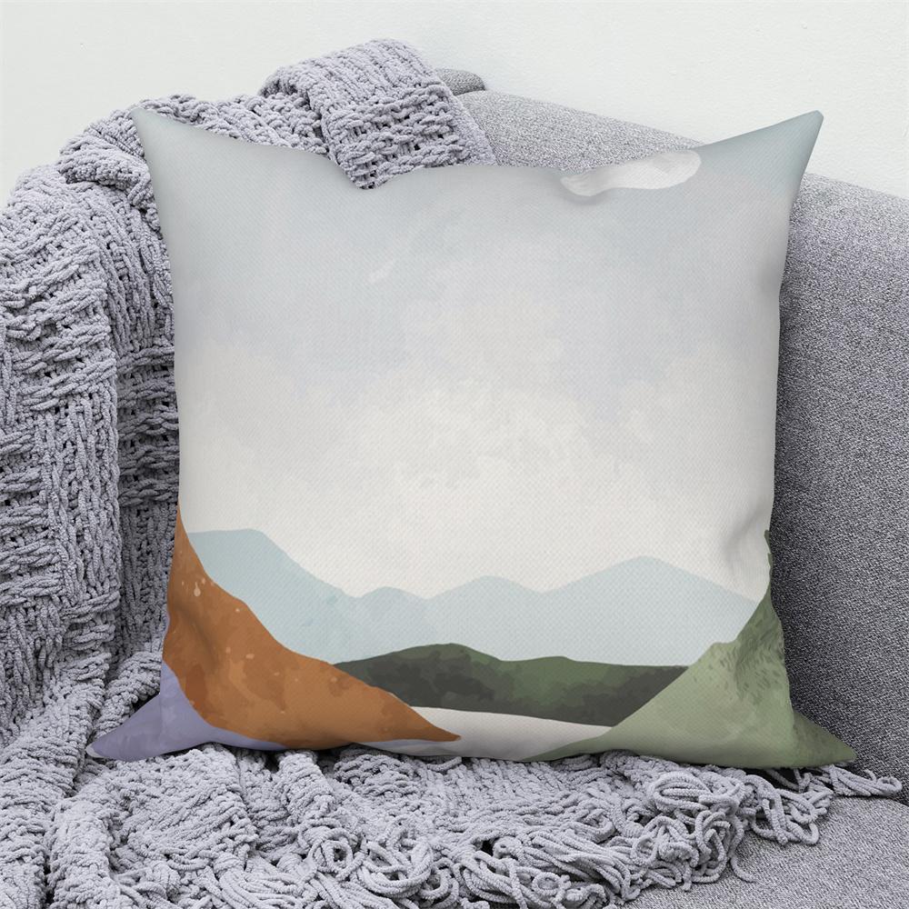 Природный ландшафт домашний диван-кровать декоративная наволочка японская подушка