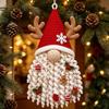 Crochet Kit Handmade Christmas Gnome Door Hanger Set DIY Crochet Door Hanger Kit for  Home Indoor  Christmas Decor