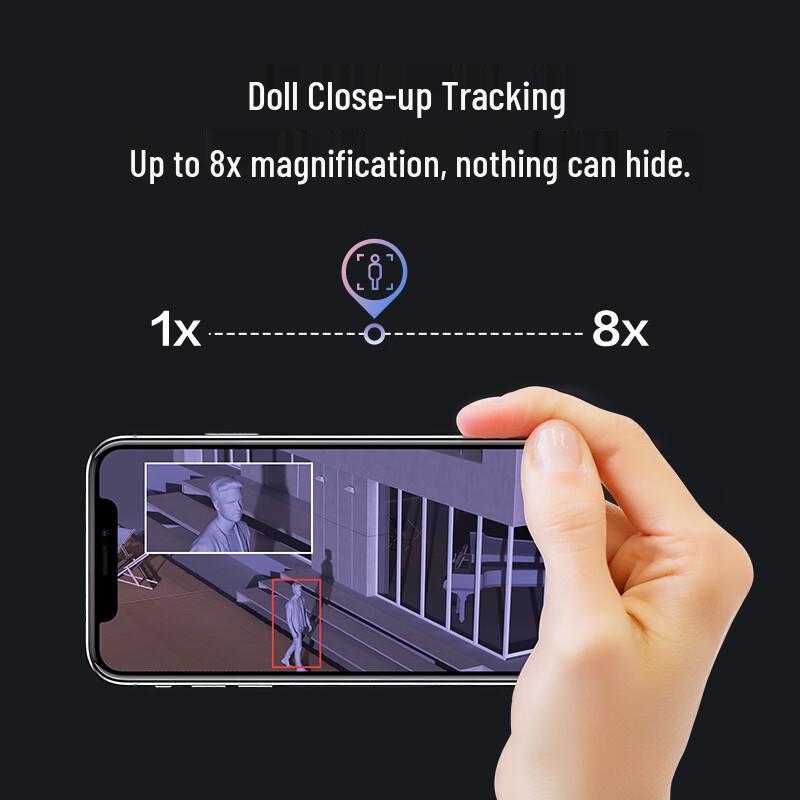 EZVIZ C8C 8MP Outdoor Wireless 360° PTZ Security Camera (CN version)