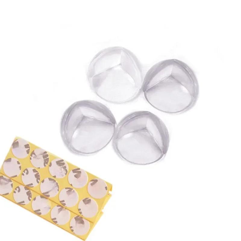 4 шт. Детский защитный силиконовый протектор Защитная накладка на угол и край стола Защита от столкновений для детей Уголки для детской мебели