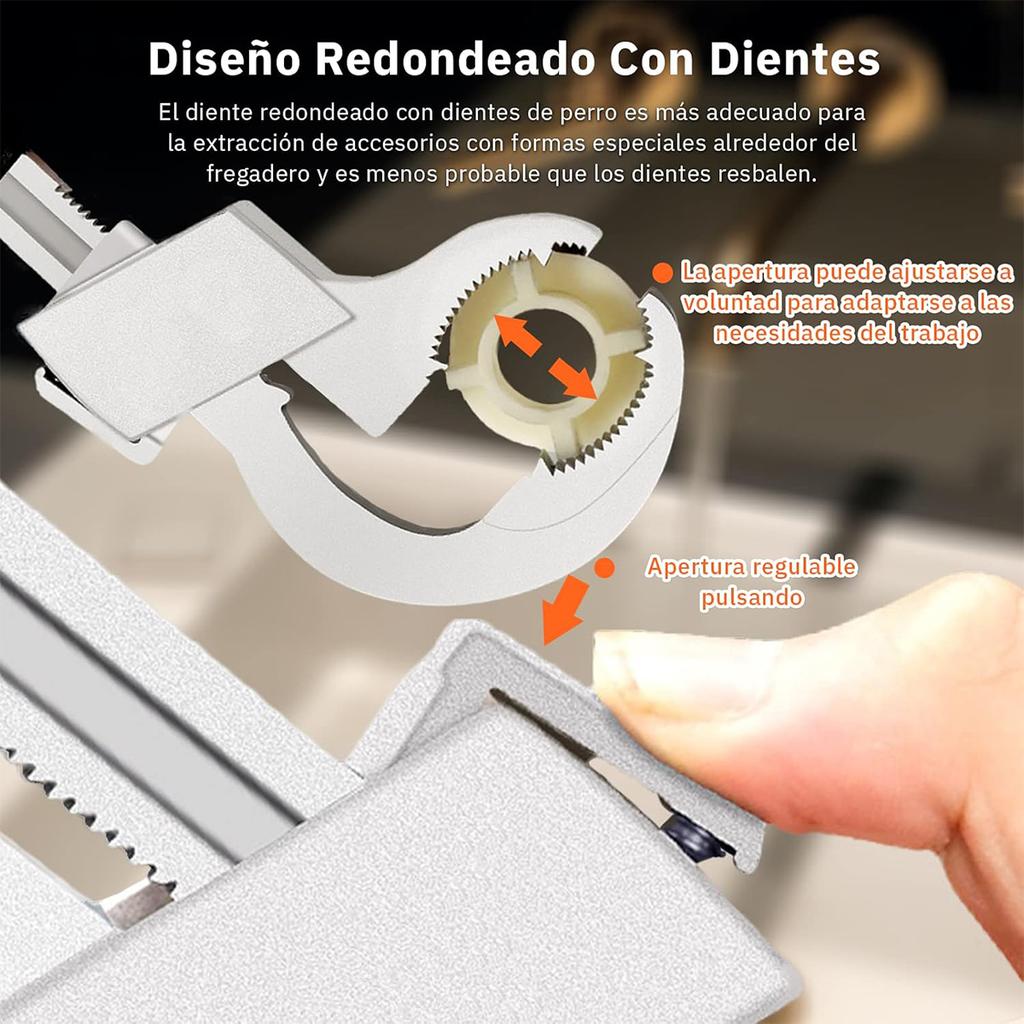 Universal Adjustable Wrench 80mm Open-ended, Used for Dismantling Assembling Sanitary Ware and Furniture,Pipeline Maintenance