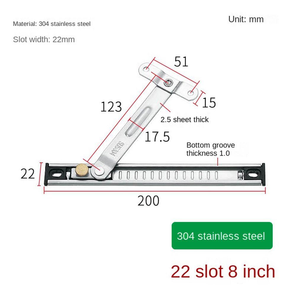 Опора окна из нержавеющей стали, ограничитель фиксированного окна, новая ветрозащитная скоба для окна, окно