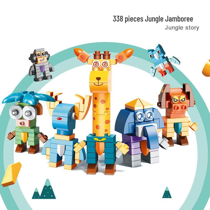 Manlong Convertible Building Block Table & Foldable Drawing Board - Educational Game Table for Boys & Girls, Ideal First Birthday Gift