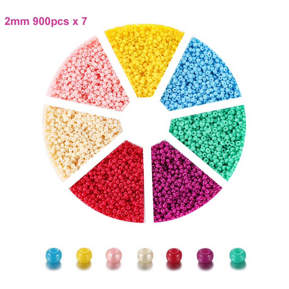 1Set with Box Glass Seed Beads Czech Charm Crystal Spacer Glass Bead For Jewelry Making Kits DIY Handmade Supplies Accessories Set