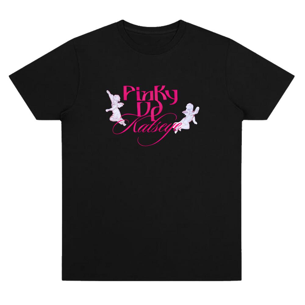 PINKY UP Katseye Kpop T-Shirts Men Women Cotton Funny Tee Shirt Round Neck Short Sleeve Anime T Shirts Gift for Fan Clothes Casual Top graphic t shirt