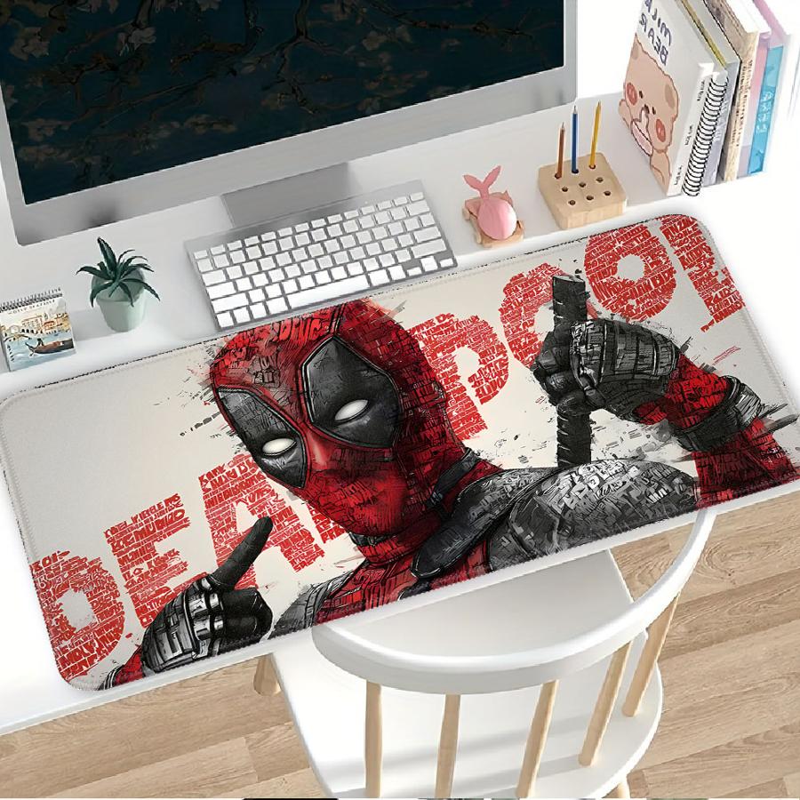 Waterproof Mouse Pad Computer Laptop Pad Keyboard Mouse Pad office Pad Desk accessories Game Console Pad Funny Deadpool Marvel