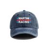Бейсболки Martini Racing Потертые шляпы Кепка Мужская Женская Ретро Уличная Летняя Регулируемые Папины шляпы