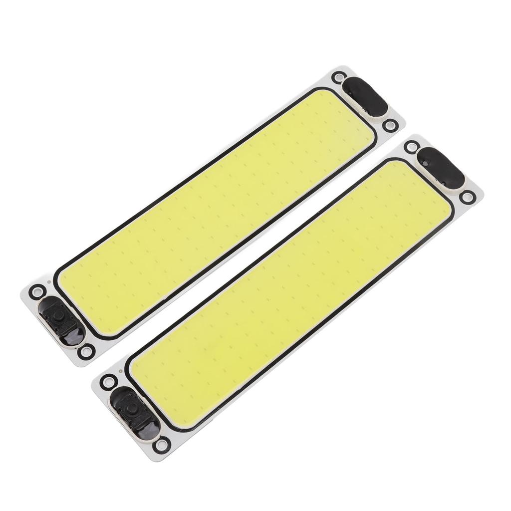 2 шт. Автомобильный внутренний свет для чтения 108COBs 32 Вт 600 лм 6000 К Светодиодная панель Купольный свет IP54 Автомобильный потолочный