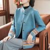 Mom's New Fashionable Tops and Knitted Jackets for Middle-aged and Elderly People Autumn and Winter