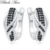 Black Awn Черные ювелирные серьги для женщин, подарочные серьги-кольца
