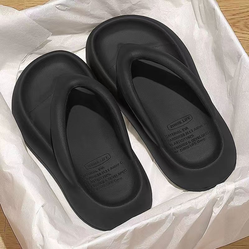 Новые летние шлепанцы на платформе, сандалии из Евы, уличная нескользящая женская пляжная обувь на день Святого Патрика, зеленые тапочки