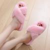 Fashion Women House Slippers Fur Fashion Warm Shoes Woman Slip On Flats Female Slides Cozy Home Furry Slippers