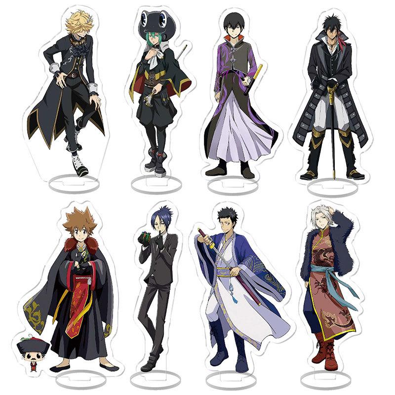 HITMAN REBORN Акриловая подставка Модель Пластина Украшение Оригинальность Настольная фигурка Дисплей Подарок для фанатов Мультяшные продукты Классические украшения