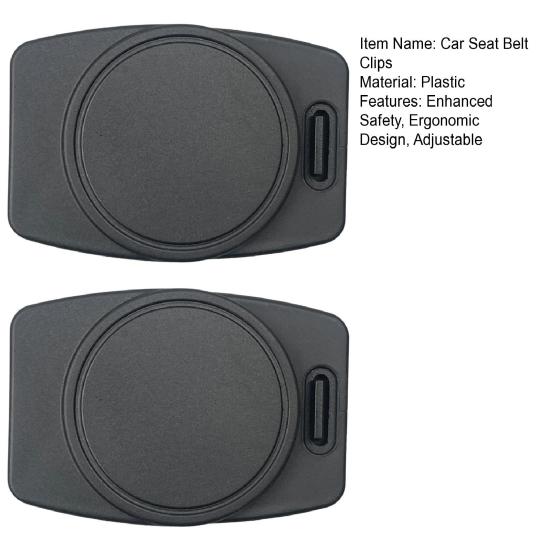 Yousheng 2 шт. Универсальные зажимы для ремня безопасности автомобиля, удобный регулятор плечевого ремня, позиционер, эргономичный зажим для снятия напряжения с шеи для автомобилей, грузовиков