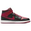 Air Jordan 1 Mid Alternate Bred Men Sneakers Black Fire-Red White DQ8426-060