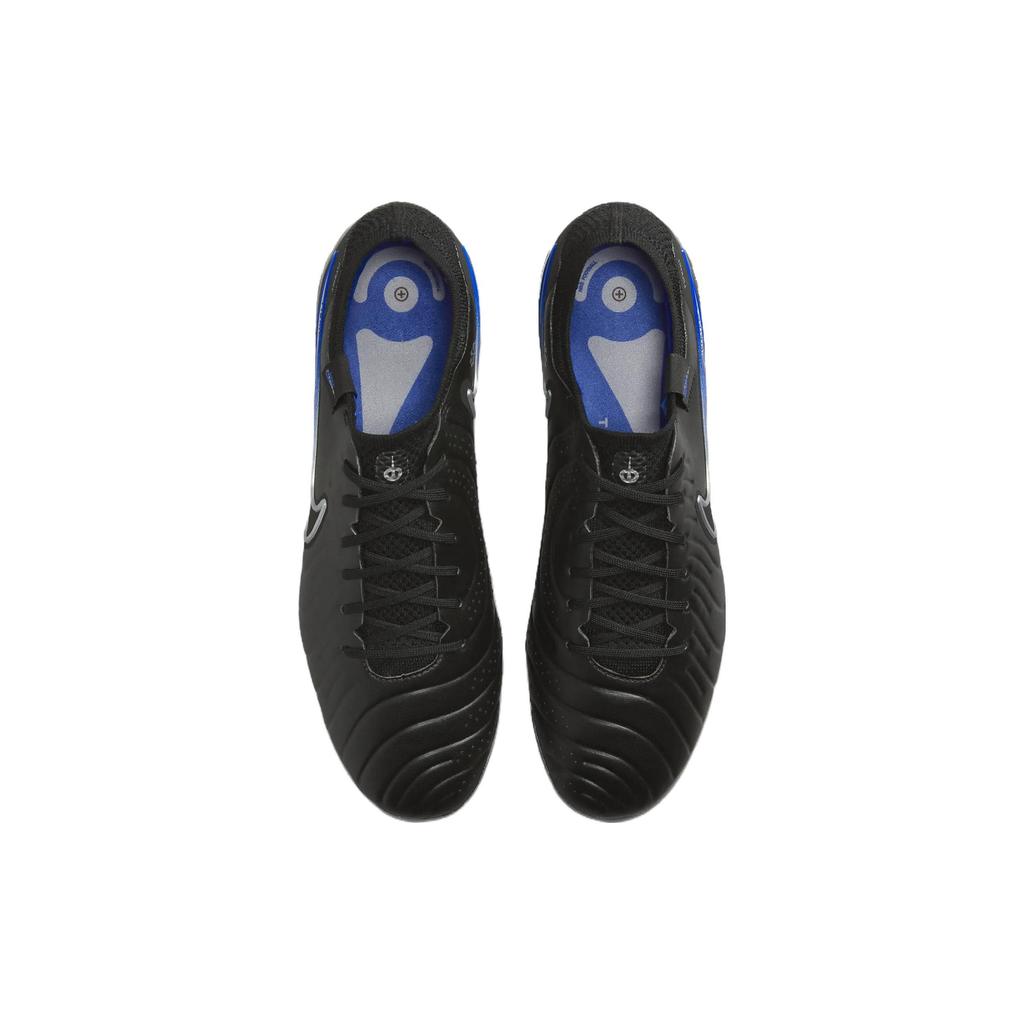 Nike Кроссовки унисекс Tiempo Legend 10 Elite FG Shadow Pack Черные Hyper-Royal Chrome DV4328-040