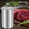 Meat Cooker Stainless Steel Meat Press Cooker Multifunctional Ham Press Marker Machine Thermometer with for Home Kitchen
