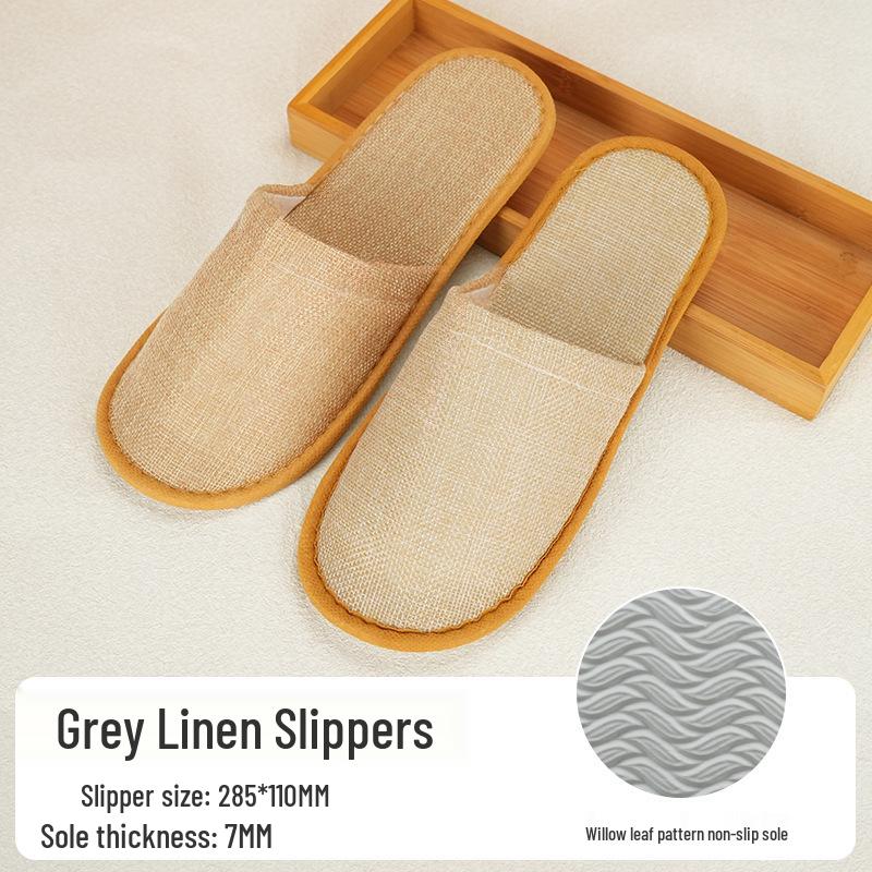 Plush Winter Non-Slip Disposable Slippers for Hotels & Homestays