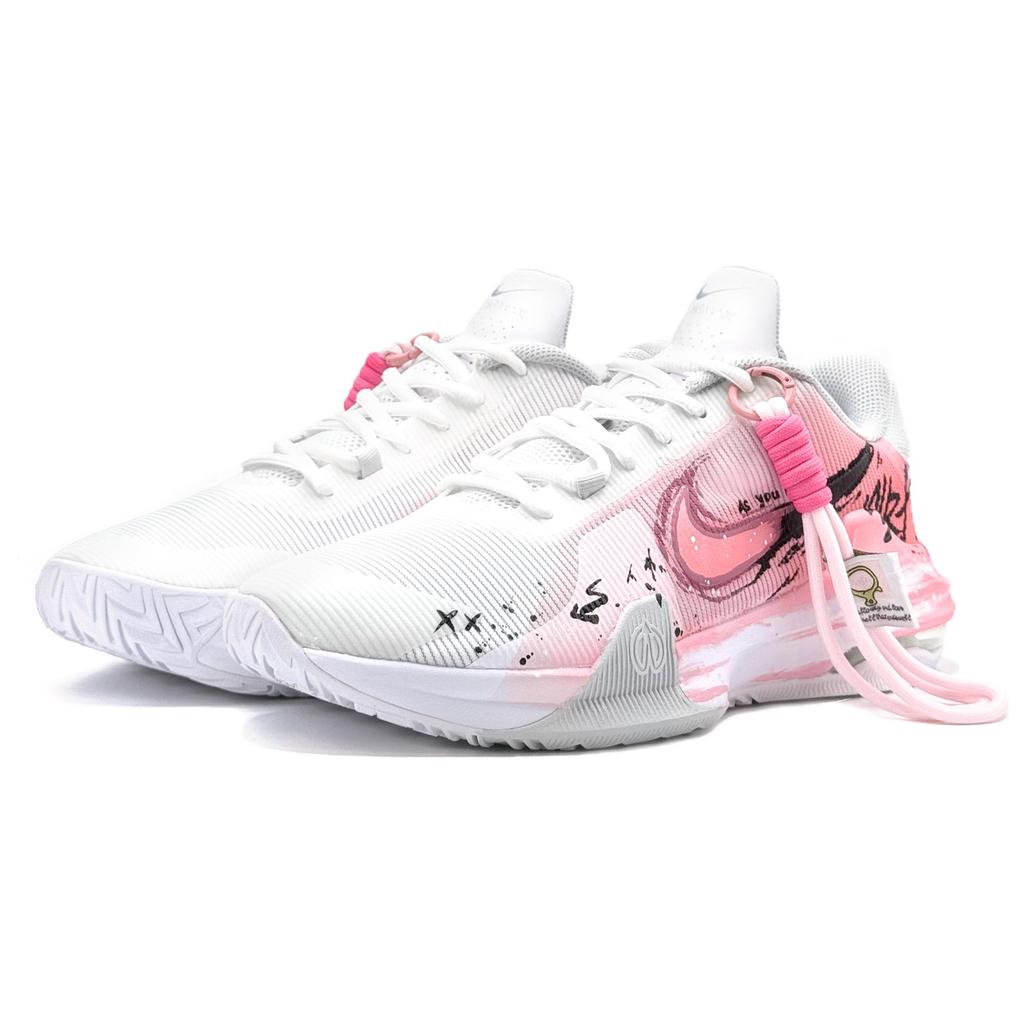 Nike Air Max Impact 4 Pink Cherry Blossom Wind Shopping Bag Fashion Trend Mesh Mid top Basketball Shoes Unisex DM1124-100(Team1004-LD)