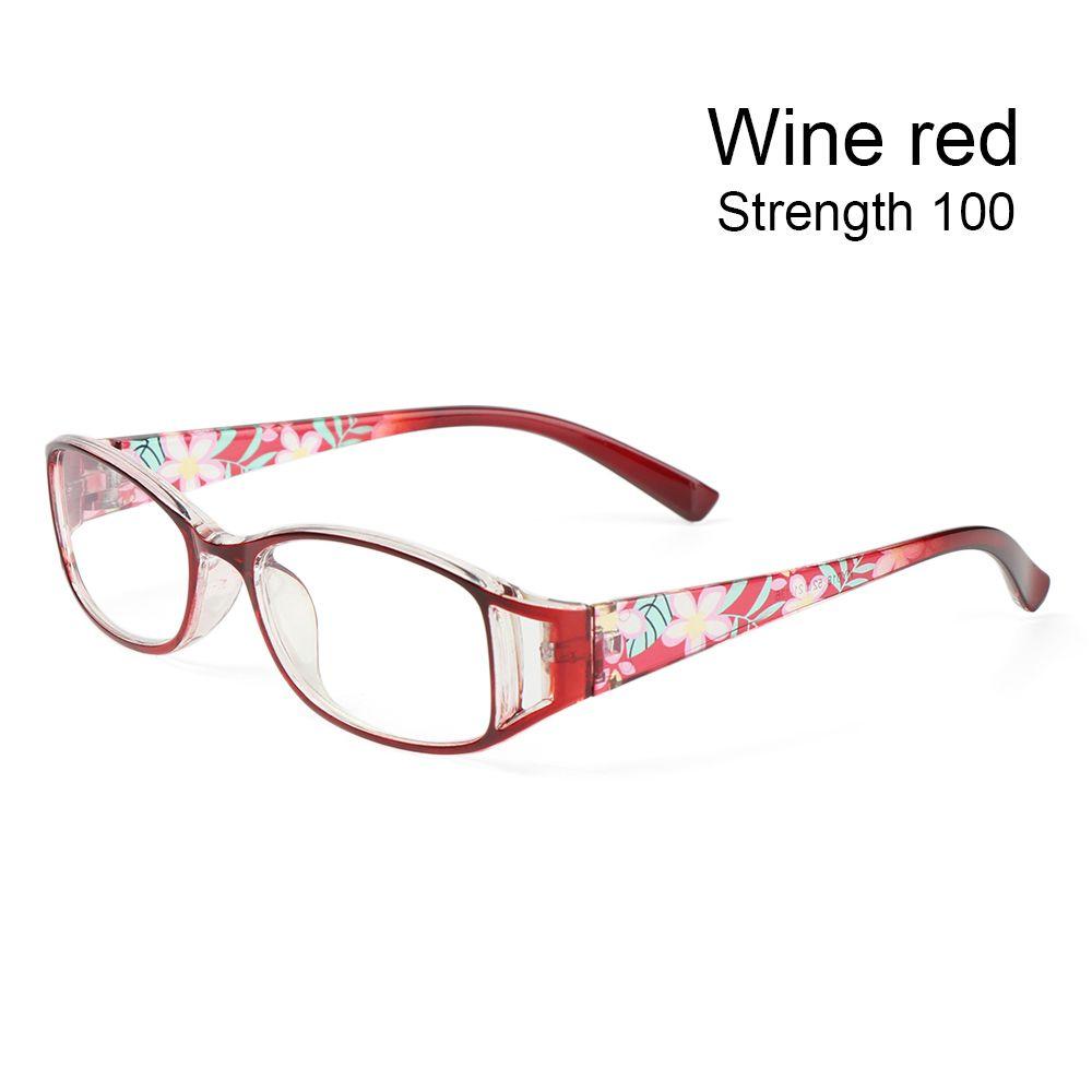 Elegant Flowers Vintage Reading Glasses Ultra Light Frame Eye Protection Anti-Blue Light Eyeglasses
