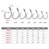 5pcs Stainless Steel Giant Fishing Hook 11/0#-16/0# Big Game Fishhook Tuna Hook  Boat/Ocean