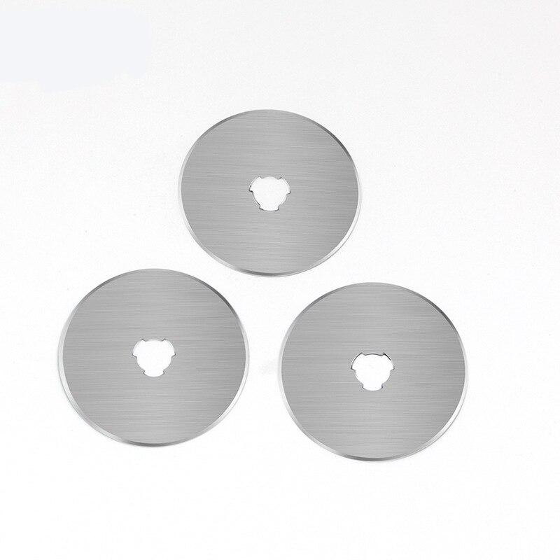 10 шт. 45 мм многоцелевой вращающийся резак диск для ткани ручная стежковая швейная машинка рулон бумаги карбидный наконечник дисковой пилы резка