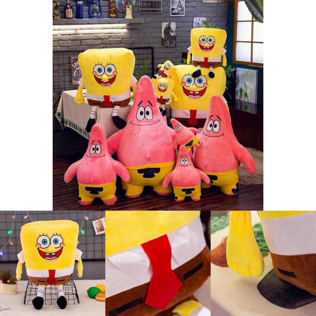 Spongebob Patrick Star Plush Toy Soft Stuffed Doll Cute Cushion Kids Girls Gift