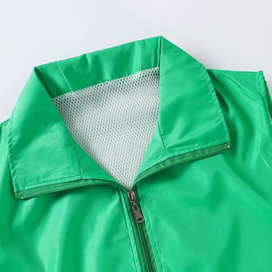 Жилет без рукавов, унисекс, отложной воротник, застежка-молния, сплошной цвет, свободный карман, сетка, средней длины, мягкий дышащий кардиган, жилет для рыбалки на открытом воздухе