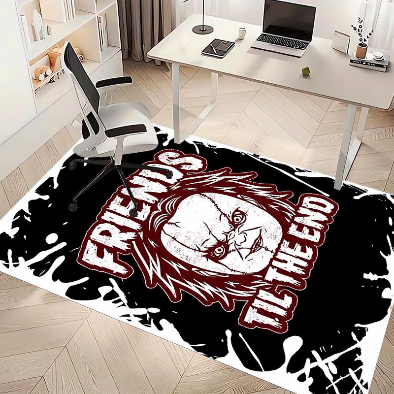 Chucky1 Printed Absorbent Washable Carpet, Non-Slip Bathroom Mats, Kitchen Rugs, Yoga Mat,Living Room Entrance, Camping Picnic Rugs