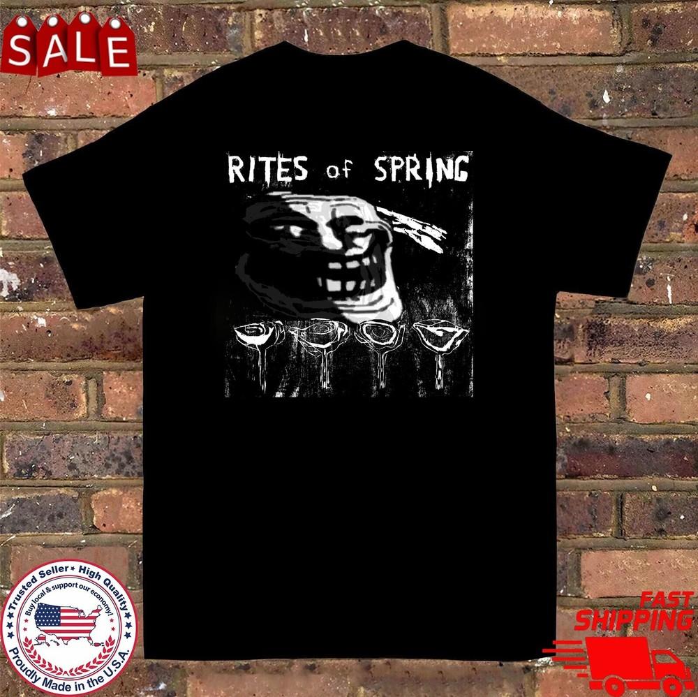 RITES of SPRING Группа Черная Полный Размер Подарок Смешная Футболка Унисекс BL1355