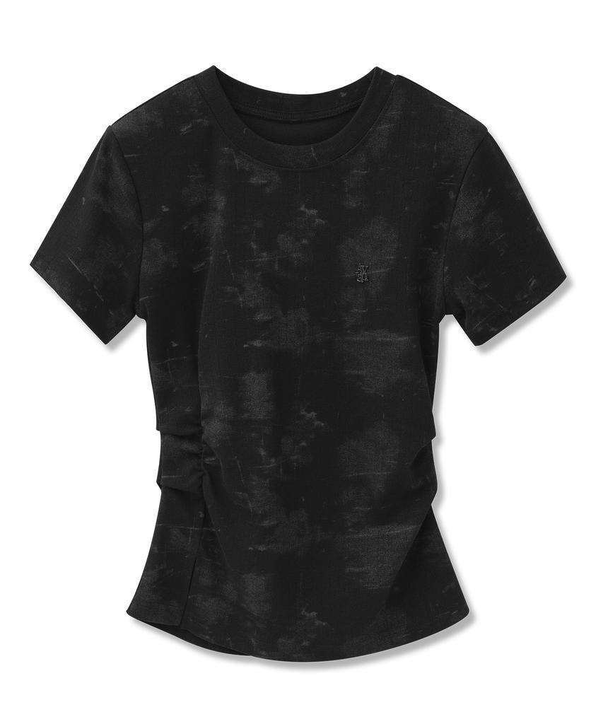 AVANDRESS Gina Fog Жатая жаккардовая футболка_2 цвета