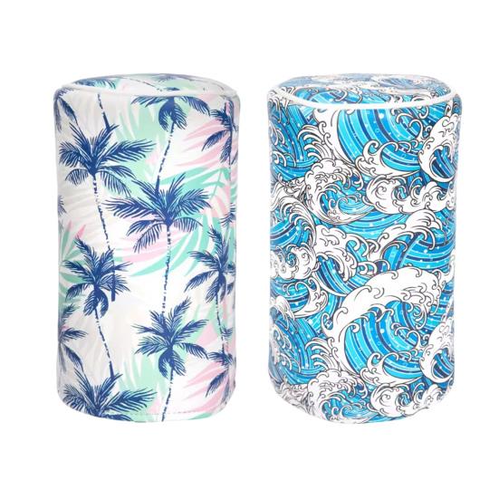 Hawaiian Style Golf Club Cover Sea Wave Tropical Pattern Barrel Driver Headcover