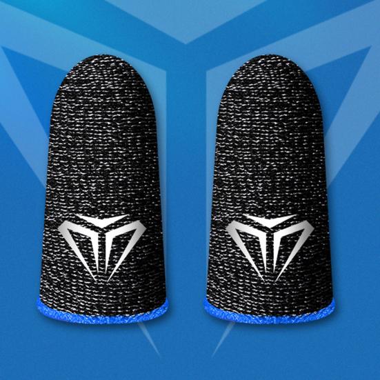 1 пара S02 Напальчники Чувствительные Дышащие Потостойкие Перчатки-напальчники с сенсорным экраном для игры PUBG Mobile