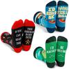 High-Top Jacquard Cotton Sports Socks for Golf, Pickleball, & Firefighting - Trendy and Comfortable Design