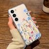 Чехол для телефона Samsung A55 A56 M55 5G M54 5G A36 A17 A26 A04E Свежий Синий Розовый Желтый Акварель Маленькие Цветы Противоскользящий Чехол