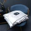 4 STYLES 1pc Silky Cooling Silk Blanket Thin Quilt Smooth Blankets Solid Comforter Bed Cover Single/Queen/King Size