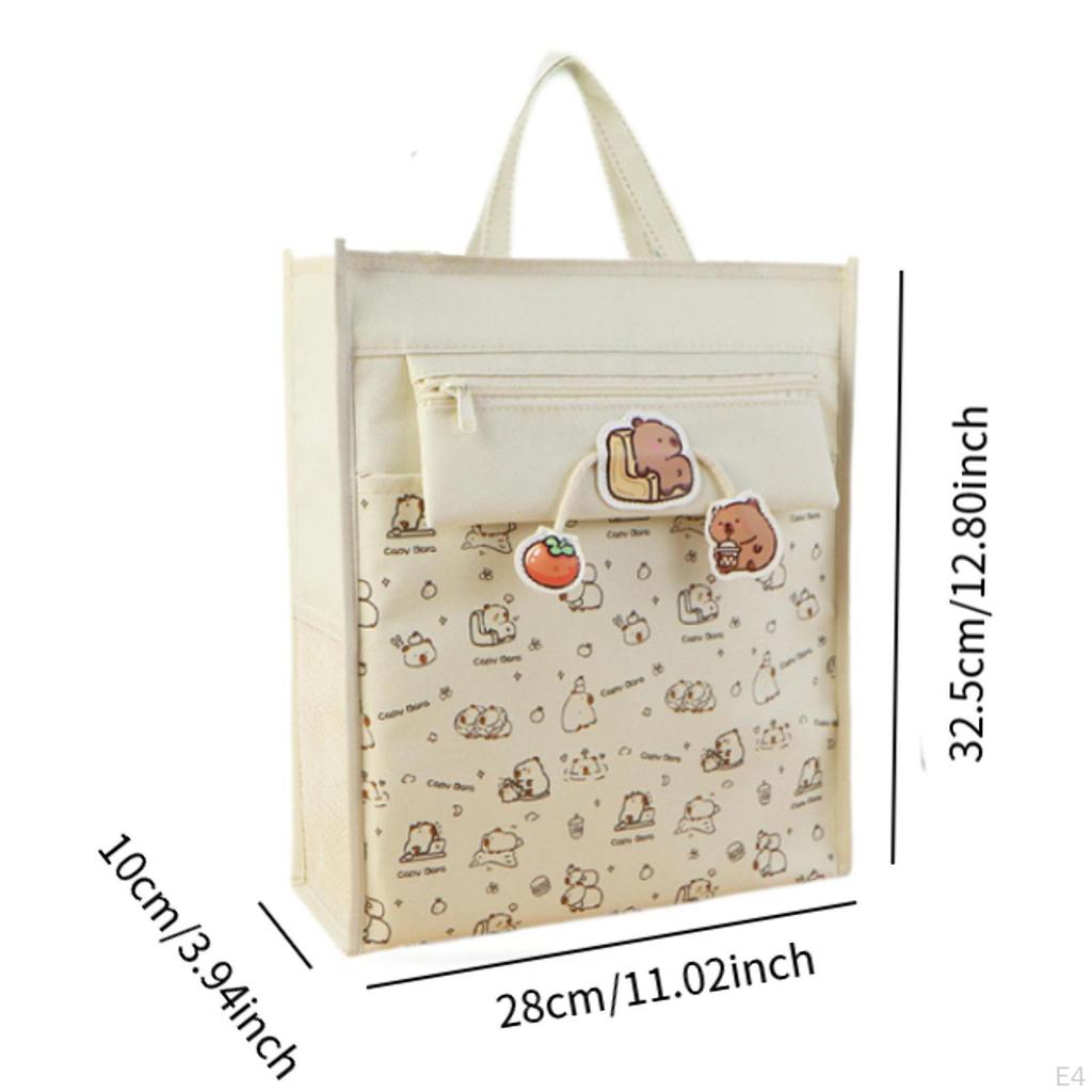 Girls Tote Bag Students Everyday Lightweight Stylish Tuition Womens Handbag for Beach