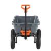Poly Garden Dump Cart Heavy-duty Yard Carts and Wagons 6.48 cu.ft 1200 lbs