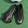 New breathable football shoes men and women adult students long nails AG long nails outdoor high-top football shoes spot